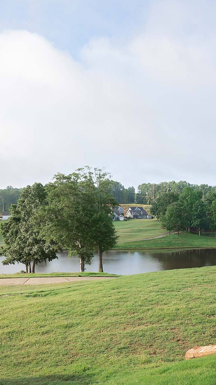 Landscape of a golf course
