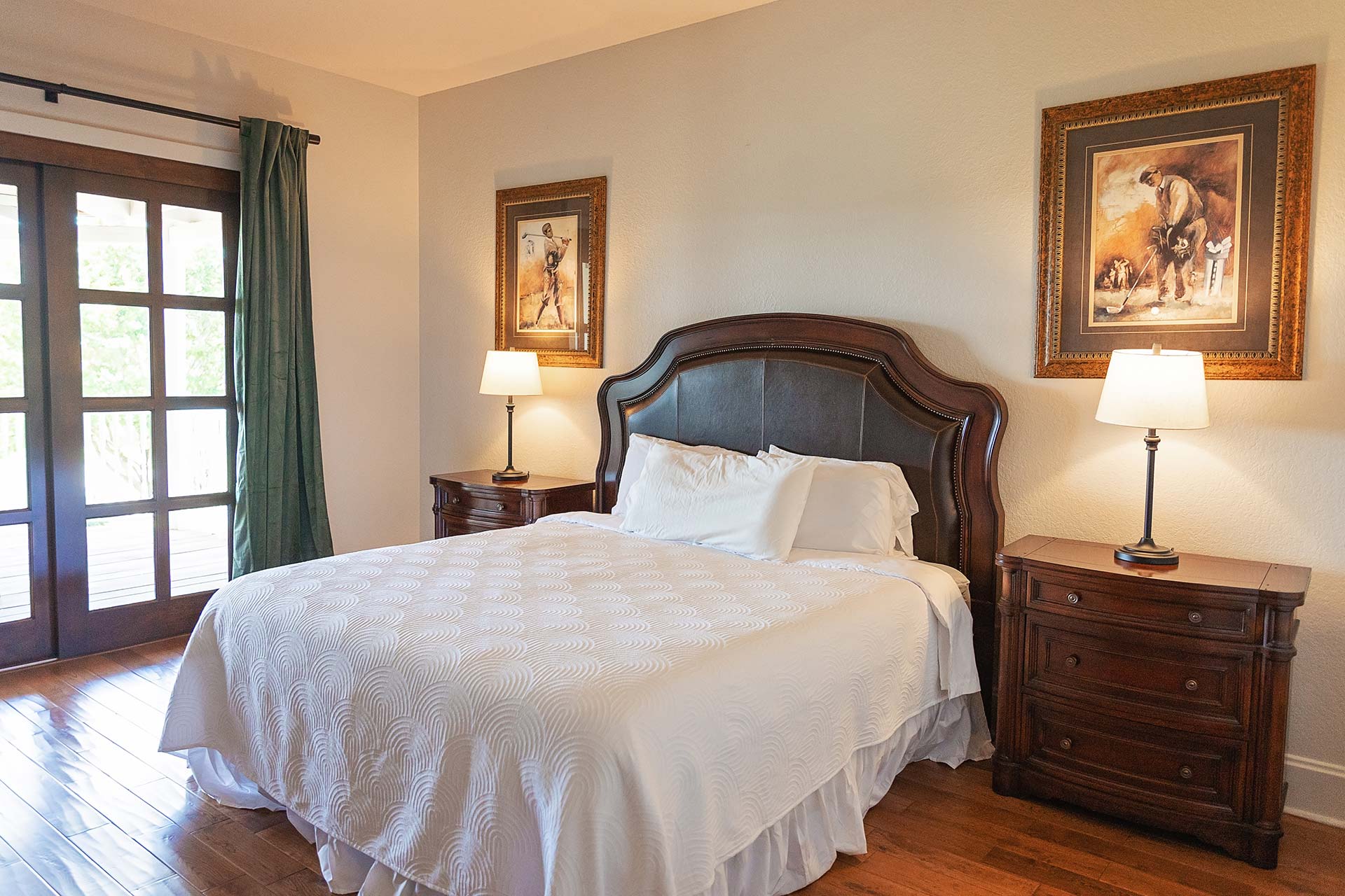 Simpson Bedroom with a queen bed